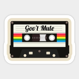 Gov't Mule / Cassette Tape Style Sticker